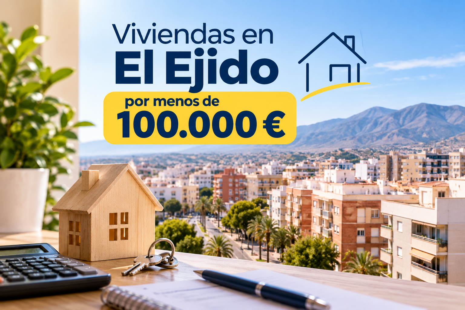 ¿Qué vivienda puedes comprar en El Ejido por menos de 100.000 €?